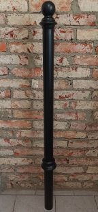 Słupek chodnikowy ozdobny | metalowy, kula, retro, miejski, parkingowy